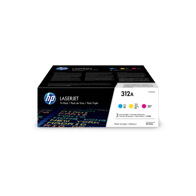 hp-312a-cf440am-multipack-3-toner-originali-tricromia-2700-pagine-compatibile-la image 1