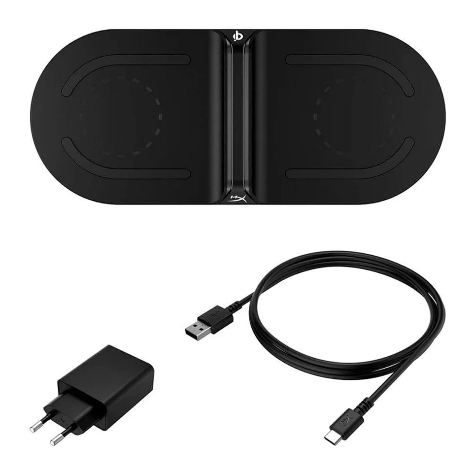 hyperx-chargeplay-base-caricabatterie-wireless-certificato-qi-a-doppia-ricarica- image 1