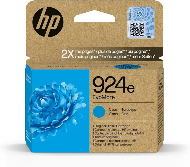 hp-924e-evomore-4k0u7ne-cartuccia-originale-ciano-alta-capacit-da-800-pagine-per image 1