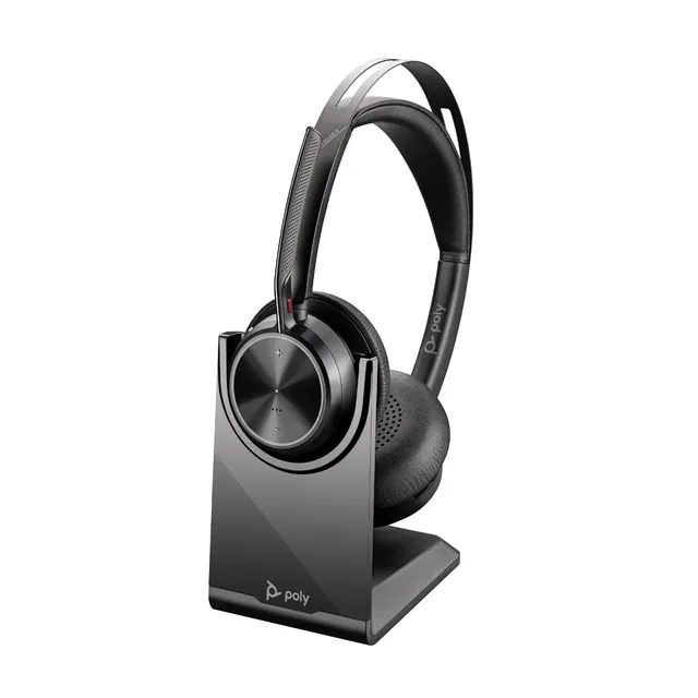 poly-voyager-focus-2-usb-c-headset-wireless-con-anc-microfono-acoustic-fence-ada image 1