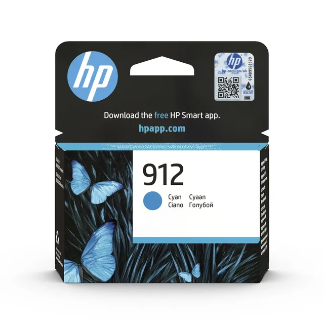 hp-912-ciano-3yl77ae-cartuccia-d-inchiostro-originale-hp-da-315-pagine-per-stamp image 1