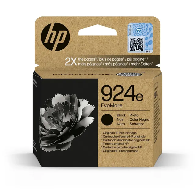 hp-924e-evomore-nero-4k0v0ne-cartuccia-toner-ink-originale-alta-capacit-da-1000- image 1