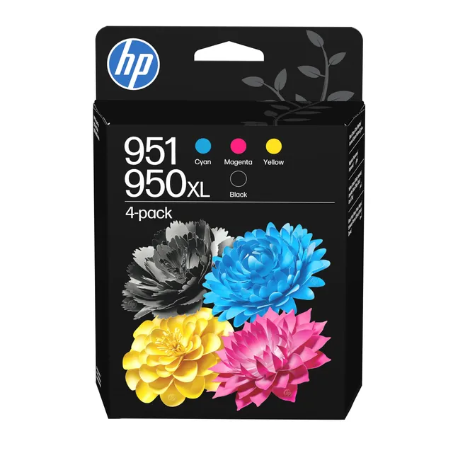 hp-950xl-951-c3wk1ae-confezione-4-cartucce-originali-nero-xl-ciano-magenta-giall image 1