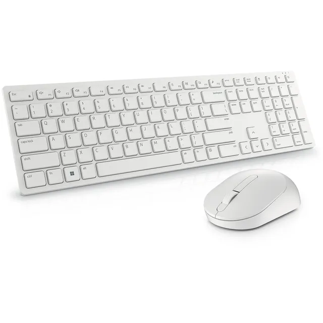 dell-pro-km5221w-combo-tastiera-e-mouse-wireless-2-4-ghz-layout-italiano-bianco image 1