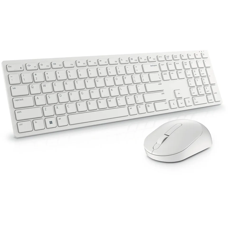 dell-pro-km5221w-combo-tastiera-e-mouse-wireless-2-4-ghz-layout-italiano-bianco image 1