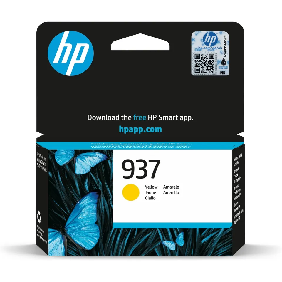 hp-937-giallo-4s6w4ne-cartuccia-inchiostro-originale-800-pagine-testina-separata image 1