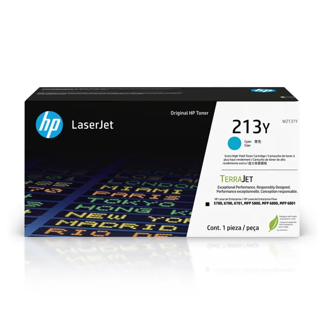 hp-213y-w2131y-cartuccia-toner-originale-ciano-12000-pagine-terrajet image 1