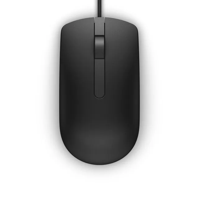 dell-ms116-mouse-ottico-cablato-usb-nero-1000-dpi-design-ergonomico-con-rotella- image 1