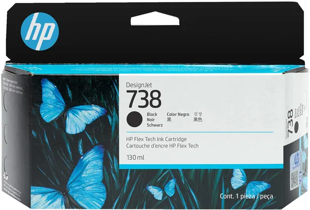 hp-738-130-ml-nero-cartuccia-d-inchiostro-designjet-originale-resa-standard-conf image 1