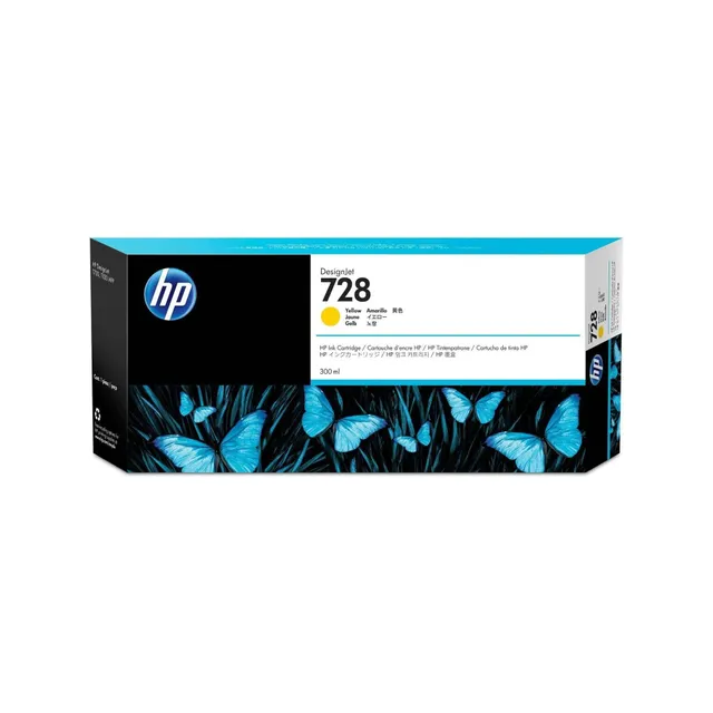 hp-728-f9k15a-cartuccia-originale-gialla-per-designjet-t730-t830-inchiostri-brig image 1