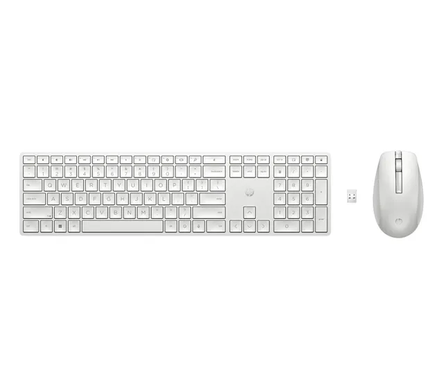 hp-650-combo-tastiera-e-mouse-wireless-2-4-ghz-con-dongle-usb-a-20-tasti-program image 1