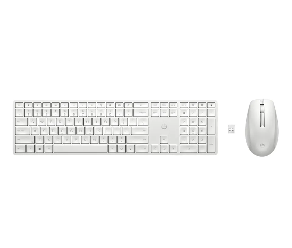 hp-650-combo-tastiera-e-mouse-wireless-2-4-ghz-con-dongle-usb-a-20-tasti-program image 1