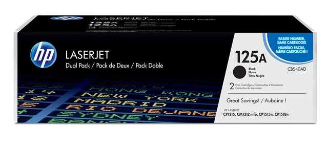 hp-125a-cb540ad-multipack-da-2-toner-originali-neri-2200-pagine-compatibile-con- image 1