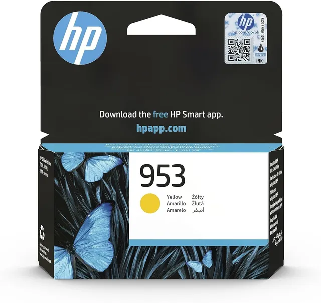 hp-953-giallo-f6u14ae-cartuccia-d-inchiostro-originale-da-630-pagine-per-stampan image 1
