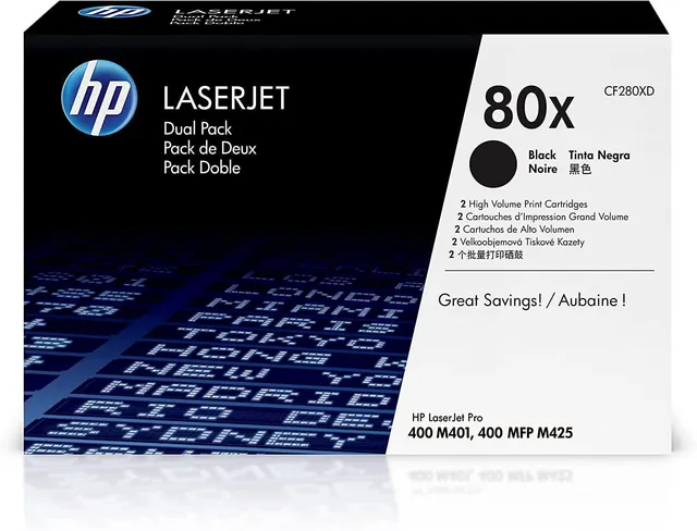 hp-80xd-cf280xd-multipack-2-toner-originali-neri-da-6-900-pagine-per-laserjet-pr image 1