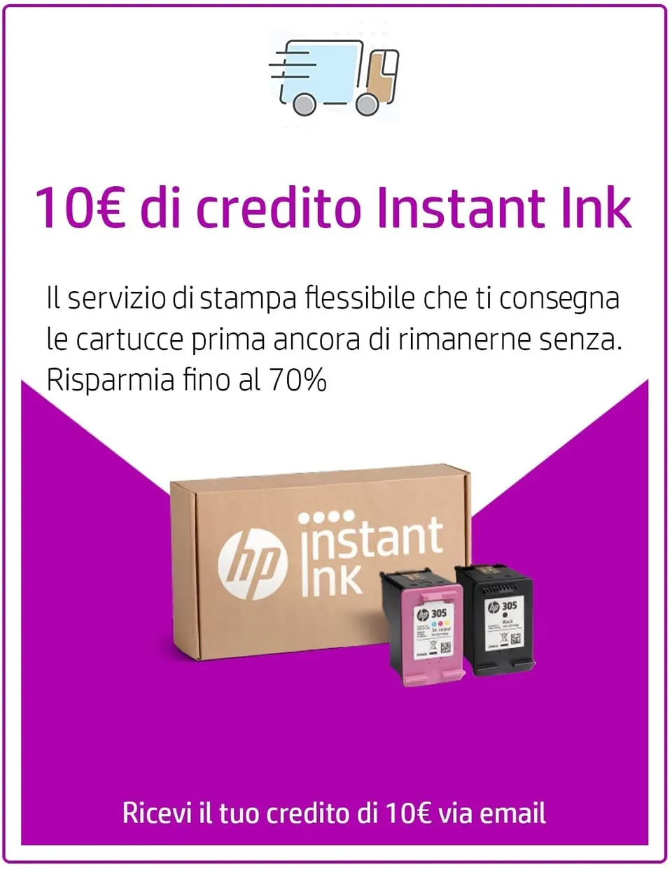 hp-instant-ink-10-di-credito-prepagato-digitale-per-piani-da-100-300-500-o-700-p image 1