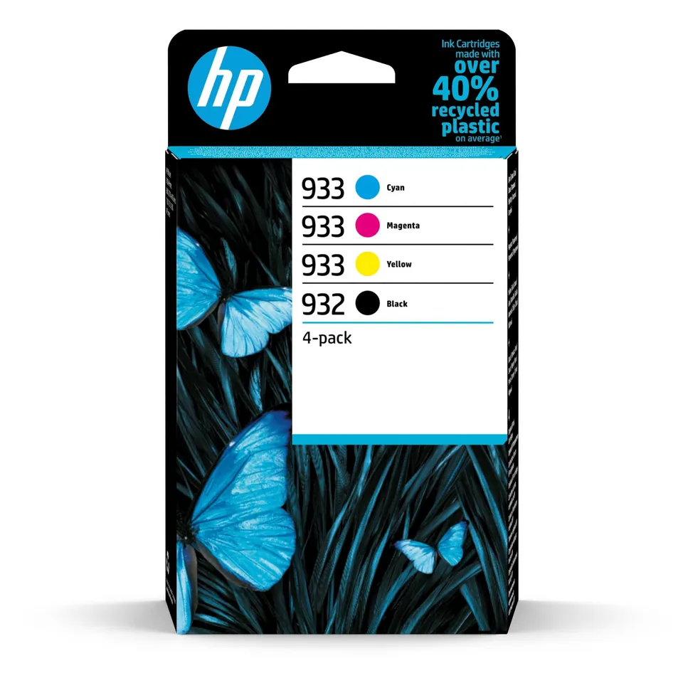 hp-932-933-6zc71ae-confezione-4-cartucce-originali-nero-ciano-giallo-magenta-com image 1