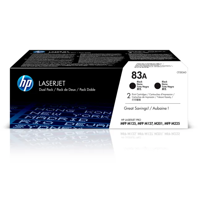 hp-83a-cf283ad-multipack-da-2-cartucce-toner-originali-nere-da-1500-pagine-per-l image 1