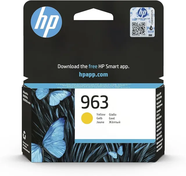 hp-963-3ja25ae-cartuccia-inchiostro-originale-gialla-700-pagine-compatibile-con- image 1