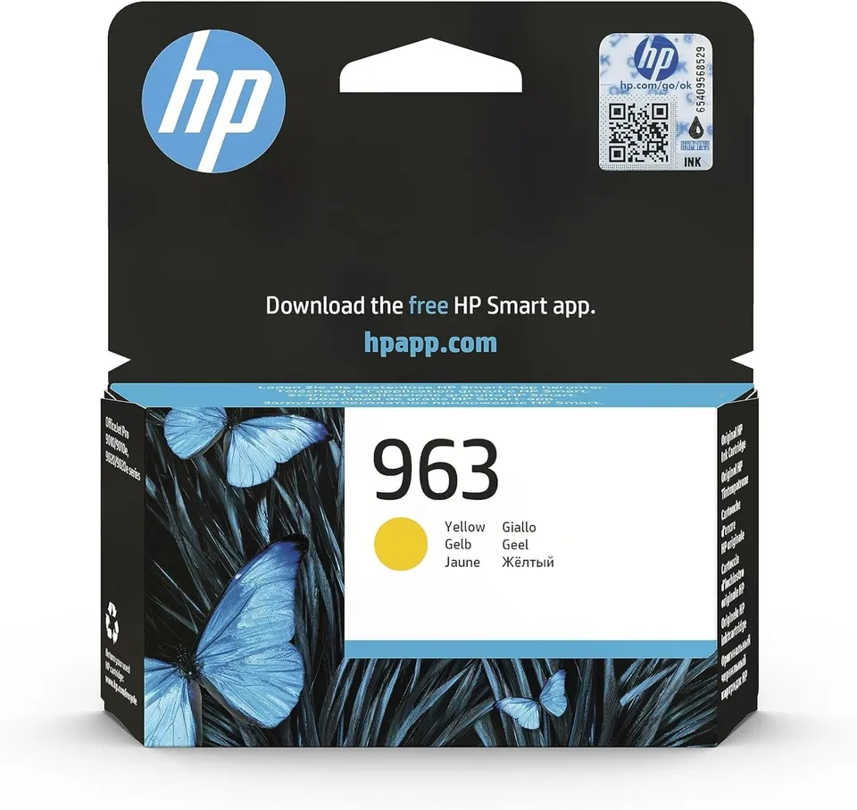 hp-963-3ja25ae-cartuccia-inchiostro-originale-gialla-700-pagine-compatibile-con- image 1