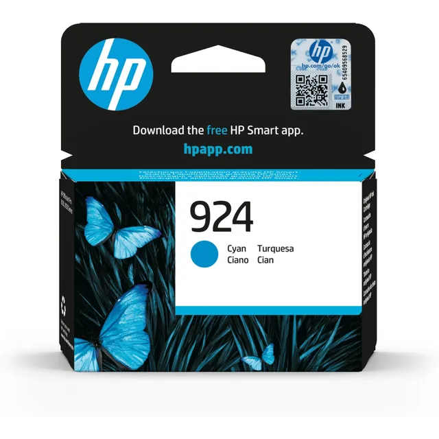 hp-924-4k0u3ne-ciano-cartuccia-inchiostro-originale-400-pagine-per-hp-officejet- image 1