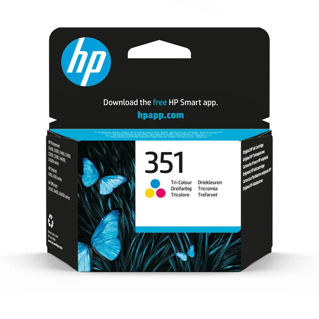 hp-351-cb337ee-cartuccia-ink-originale-tricromia-da-170-pagine-con-testina-integ image 1