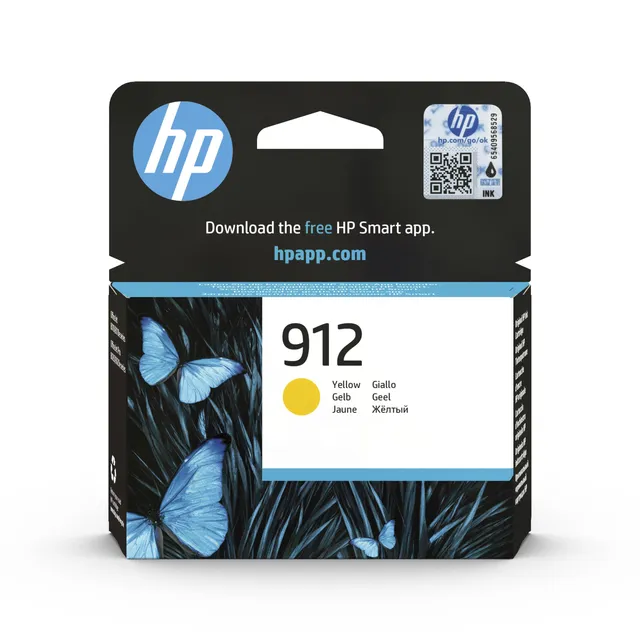 hp-912-giallo-3yl79ae-cartuccia-d-inchiostro-originale-hp-da-315-pagine-per-stam image 1