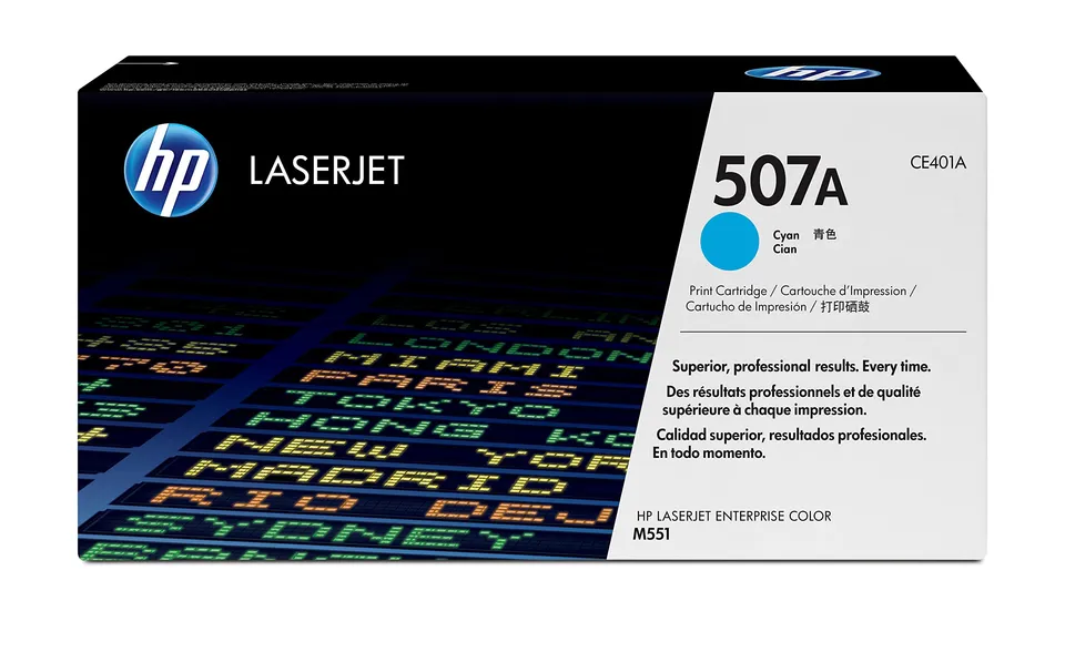hp-507a-cyan-ce401a-toner-originale-hp-per-laserjet-enterprise-500-m551-e-mfp-m5 image 1