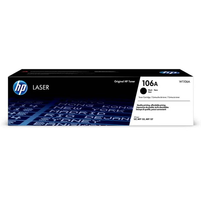 hp-106a-w1106a-cartuccia-toner-originale-nera-1000-pagine-per-hp-laser-107-mfp13 image 1