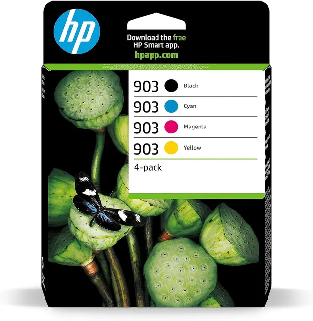 hp-903-6zc73ae-confezione-4-cartucce-inchiostro-originali-nero-ciano-giallo-mage image 1