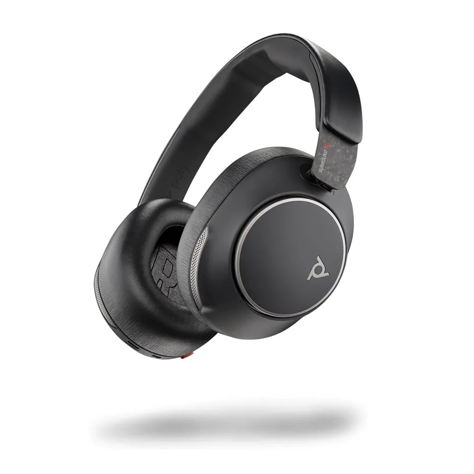poly-voyager-surround-80-uc-cuffia-wireless-bluetooth-5-3-con-anc-dongle-usb-c-e image 1