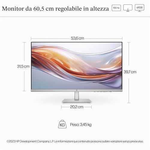 hp-524sh-monitor-23-8-full-hd-ips-100-hz-antiriflesso-con-eye-ease-5-ms-gtg-99-s image 8