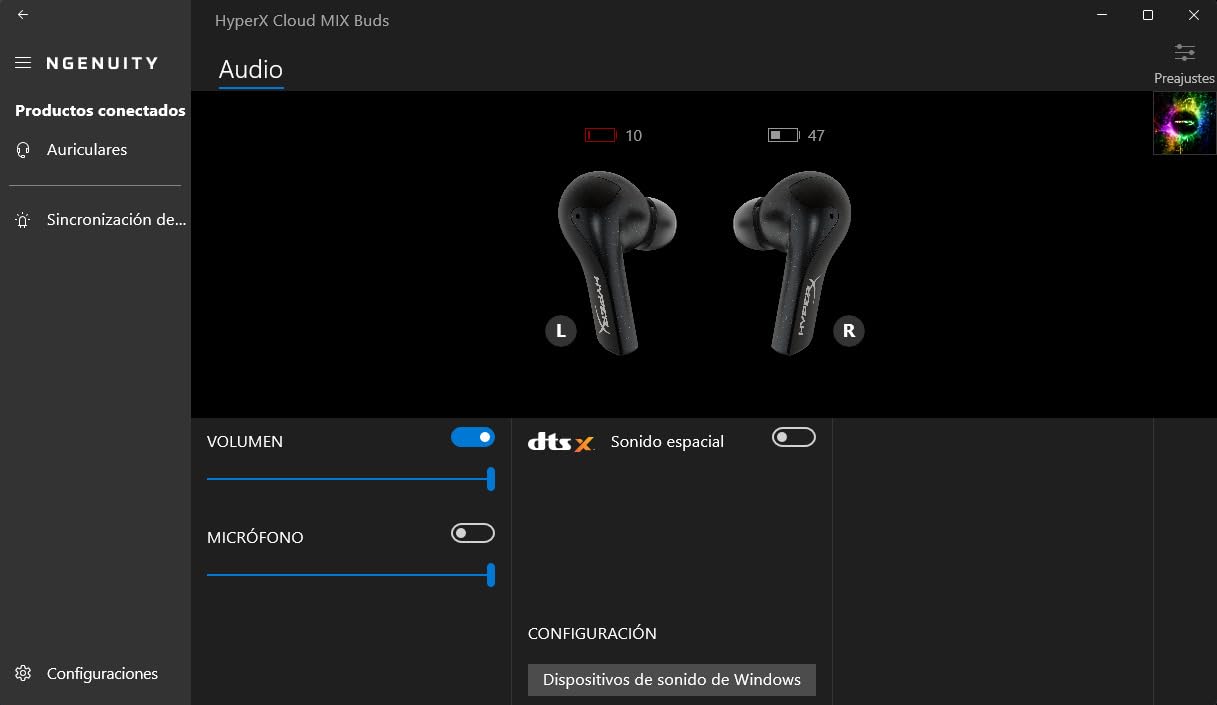 Audio da gaming incredibile