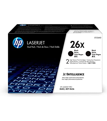 hp-26x-nero-cf226xd-multipack-da-2-toner-originali-da-9000-pagine-per-laserjet-p image 7