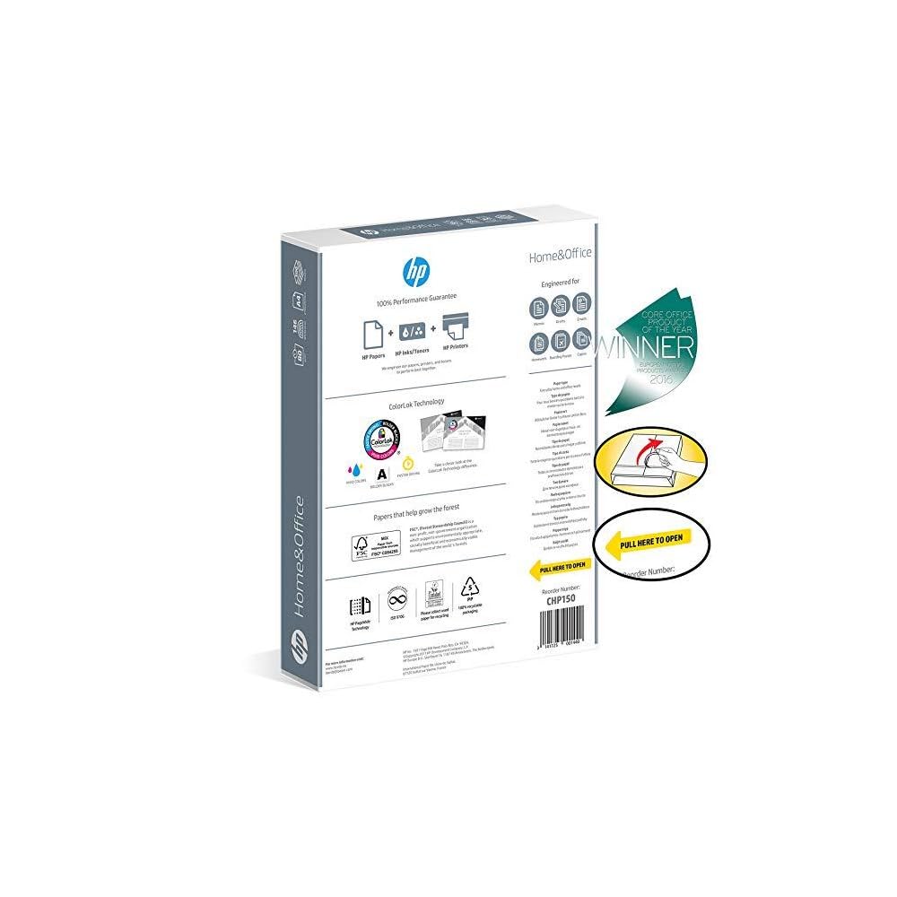 hp-carta-inchiostro-a4-chp370-carta-bianca-80-g-m-5-risme-da-500-fogli-2-500-fog image 2