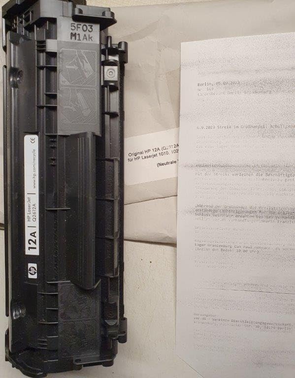 La mia LaserJet 1020 ringrazia