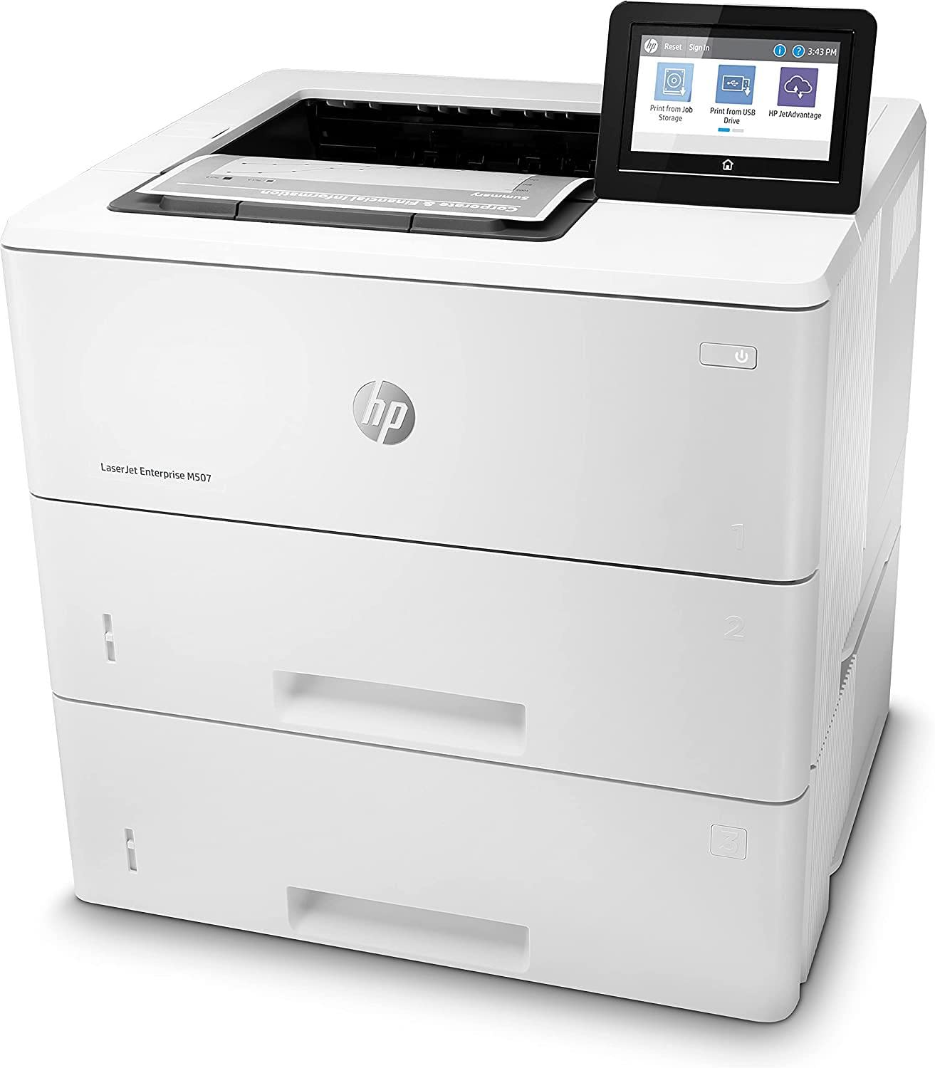 hp-laserjet-enterprise-m507x-1pv88a-stampante-laser-monocromatica-a4-singola-fun image 3