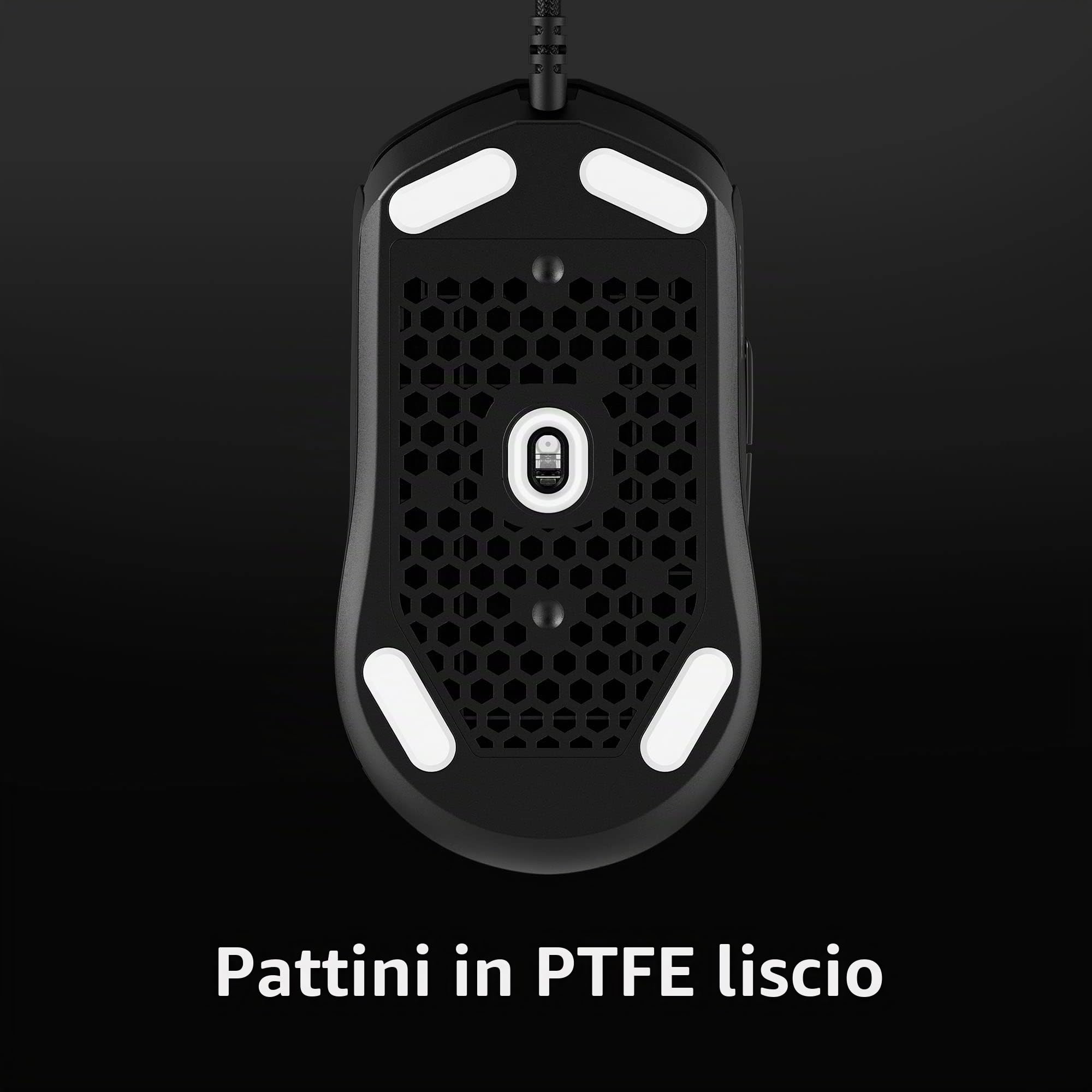 hp-hyperx-pulsefire-haste-2-mouse-gaming-cablato-ultraleggero-53-g-sensore-26000 image 8
