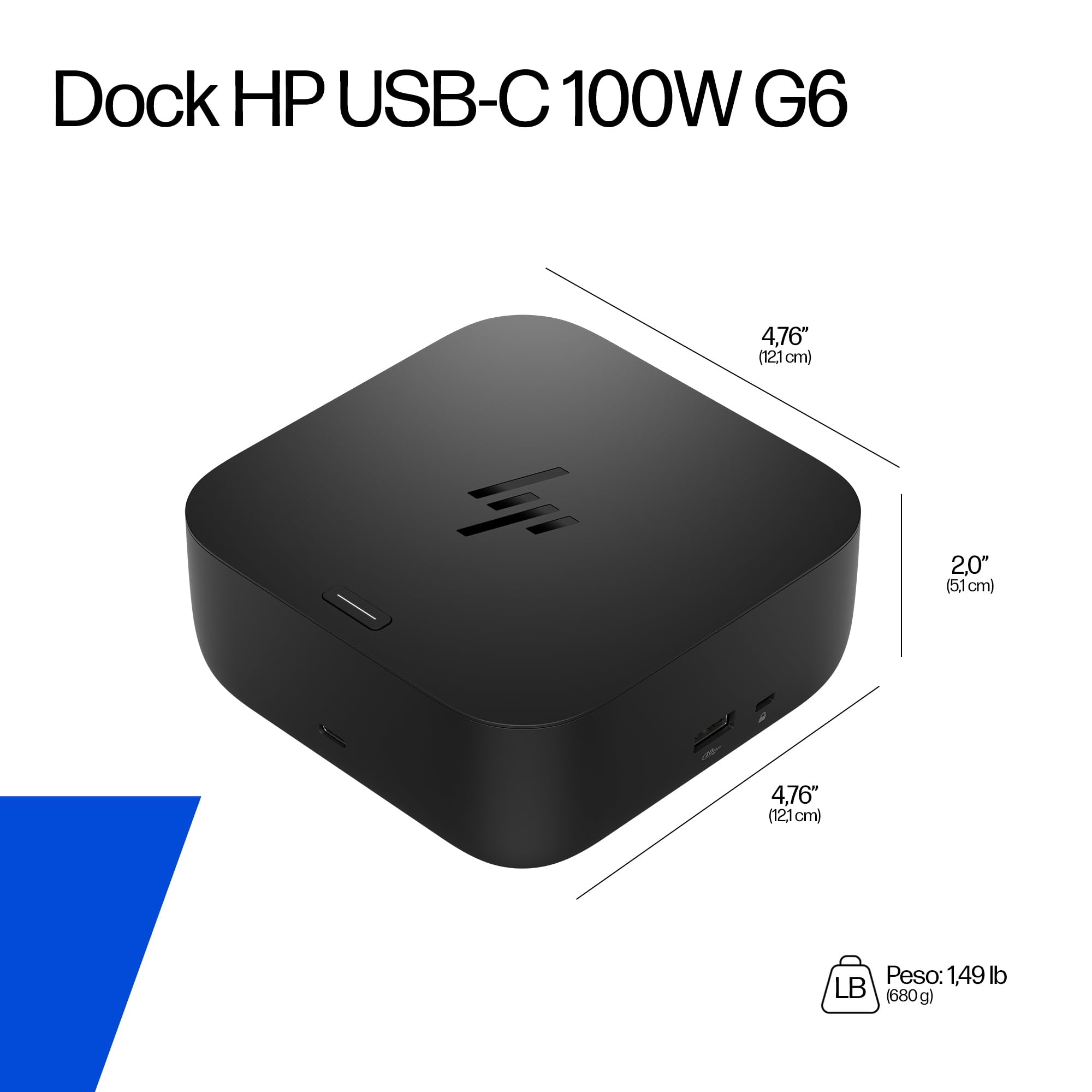 hp-usb-c-100w-g6-docking-station-hdmi-2-1-2x-displayport-1-4-usb-a-rj45-2-5gbe-2 image 5