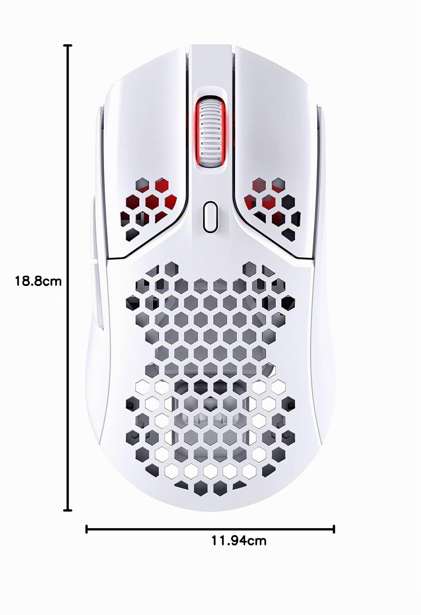 hyperx-pulsefire-haste-wireless-bianco-mouse-gaming-ultraleggero-2-4-ghz-16000-d image 6