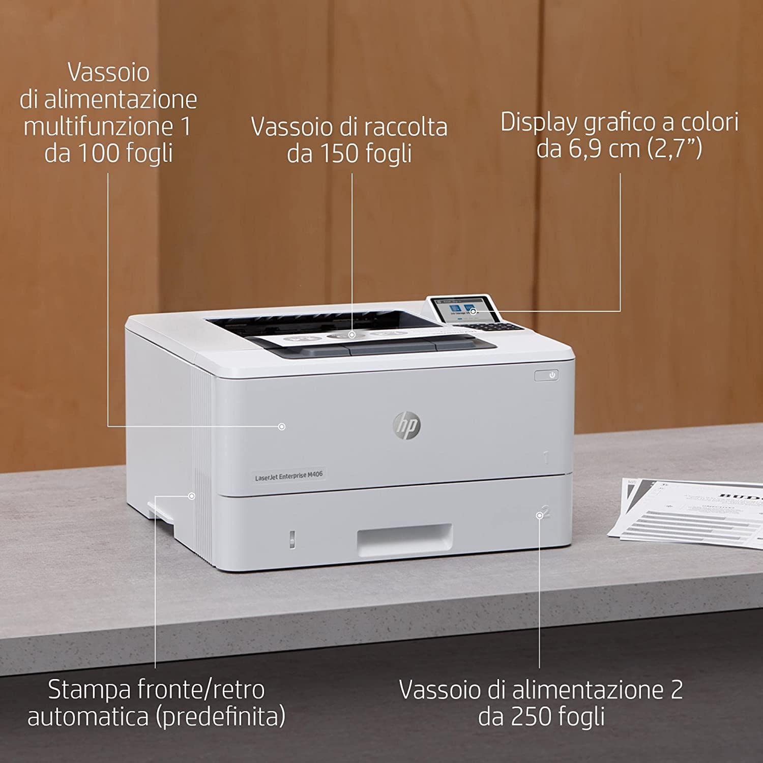 hp-laserjet-enterprise-m406dn-3pz15a-stampante-laser-bianco-e-nero-a4-40-ppm-dup image 4