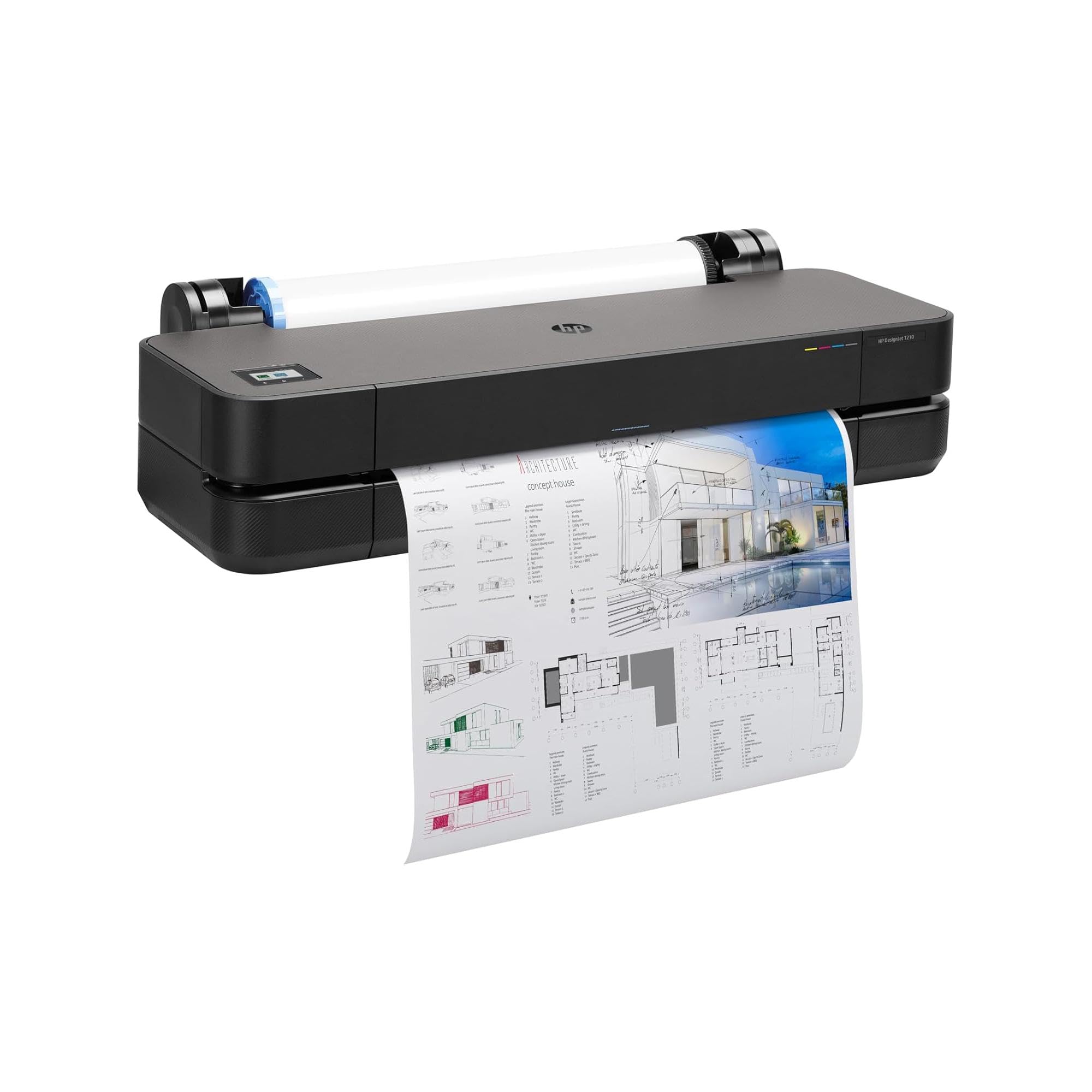 hp-designjet-t210-61-cm-24-pollici-stampante-per-grandi-formati-a4-ad-a1-59-stam image 2