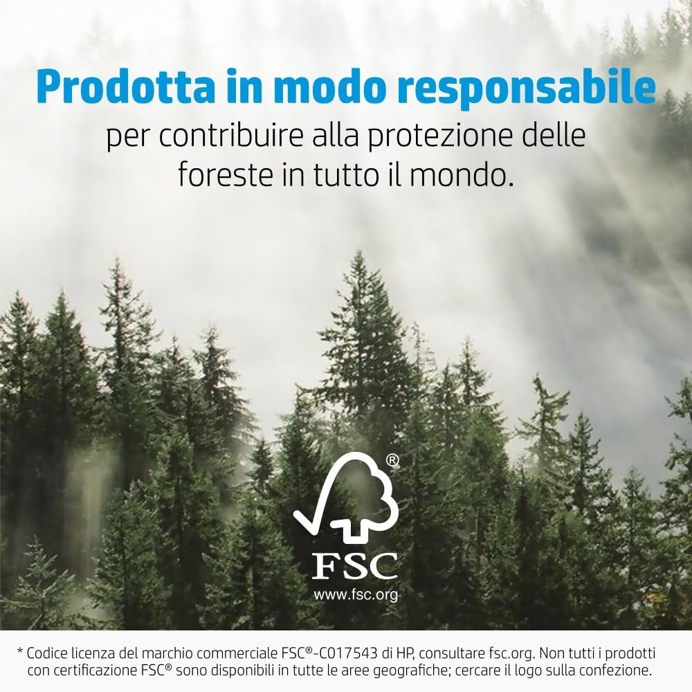 hp-carta-inchiostro-a4-chp370-carta-bianca-80-g-m-5-risme-da-500-fogli-2-500-fog image 8