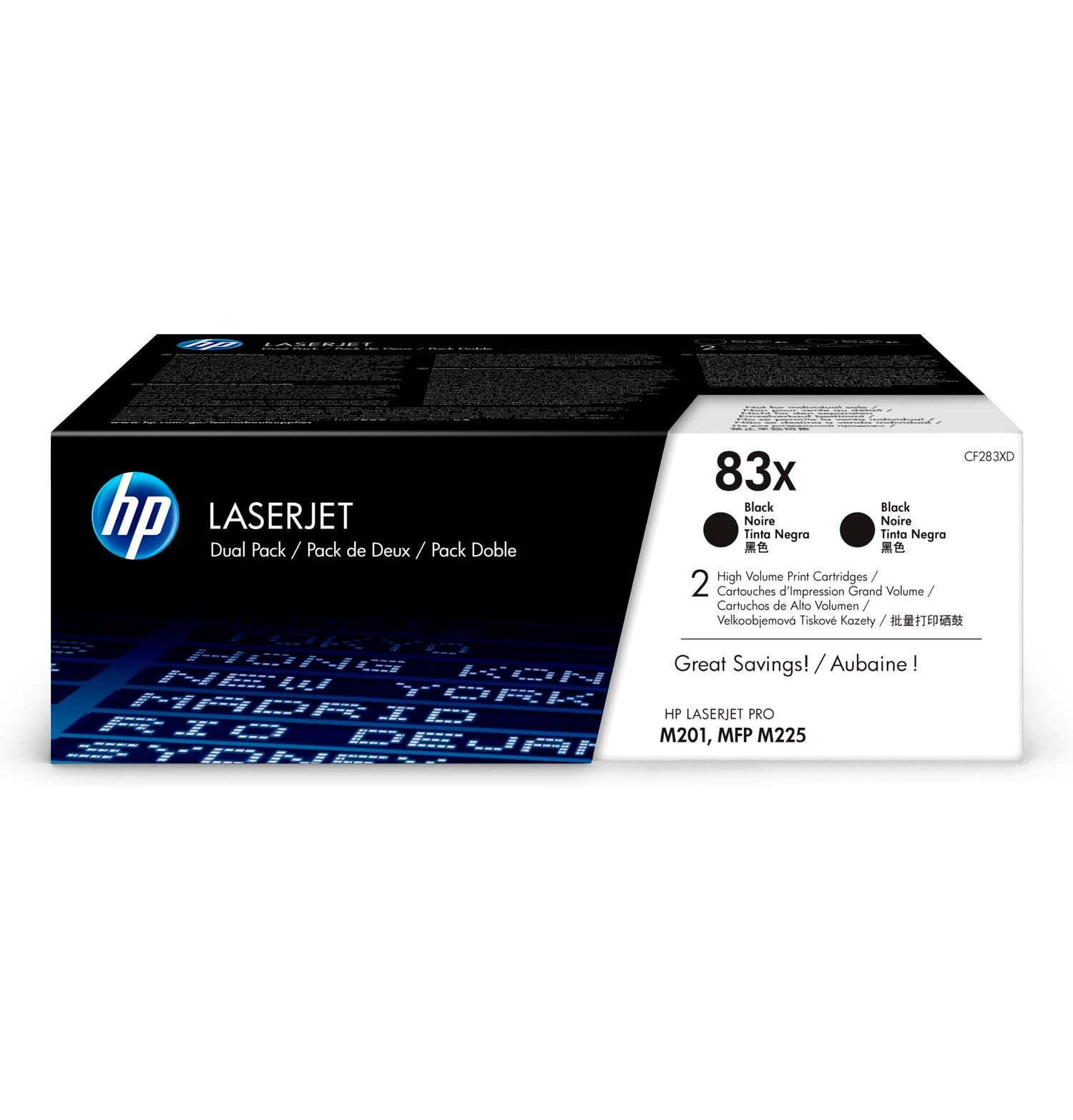 hp-83xd-cf283xd-multipack-2-cartucce-toner-originali-nero-2-200-pagine-per-laser image 1