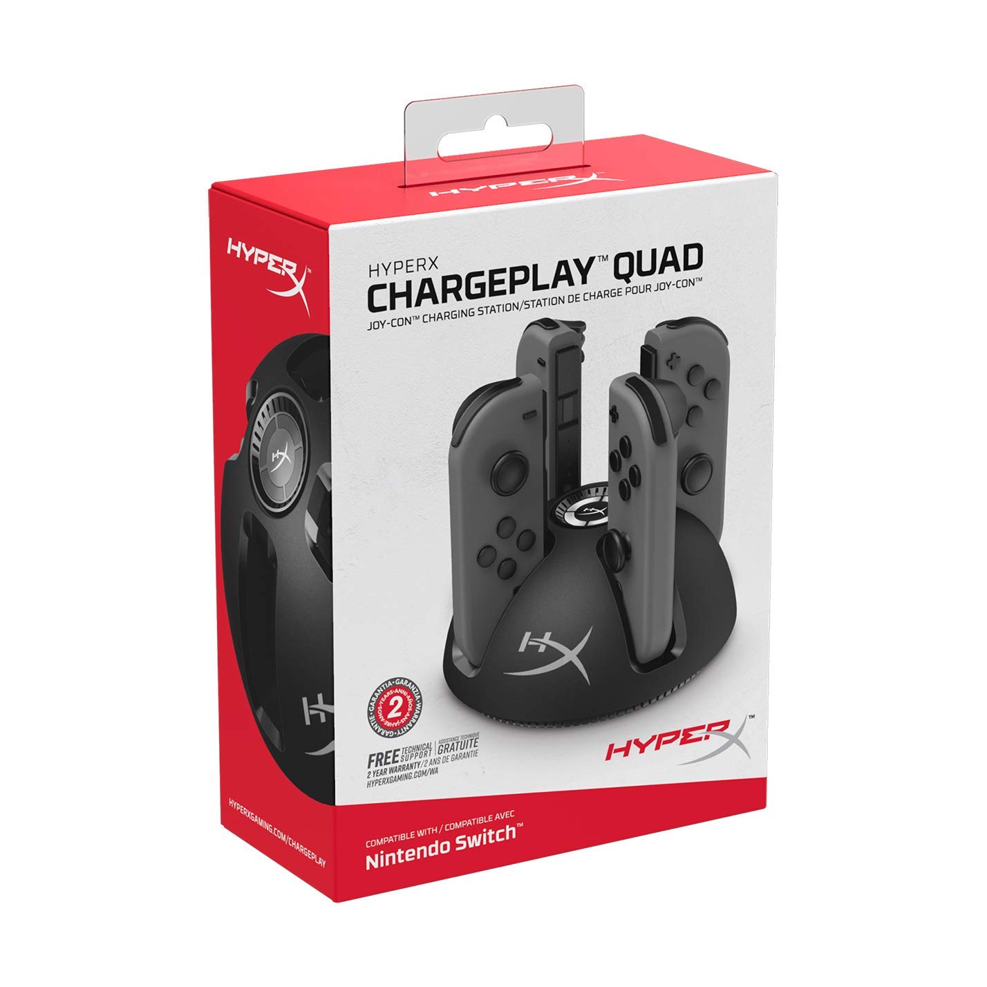hyperx-chargeplay-quad-hx-cpqd-caricabatterie-quadruplo-per-joy-con-nintendo-swi image 7