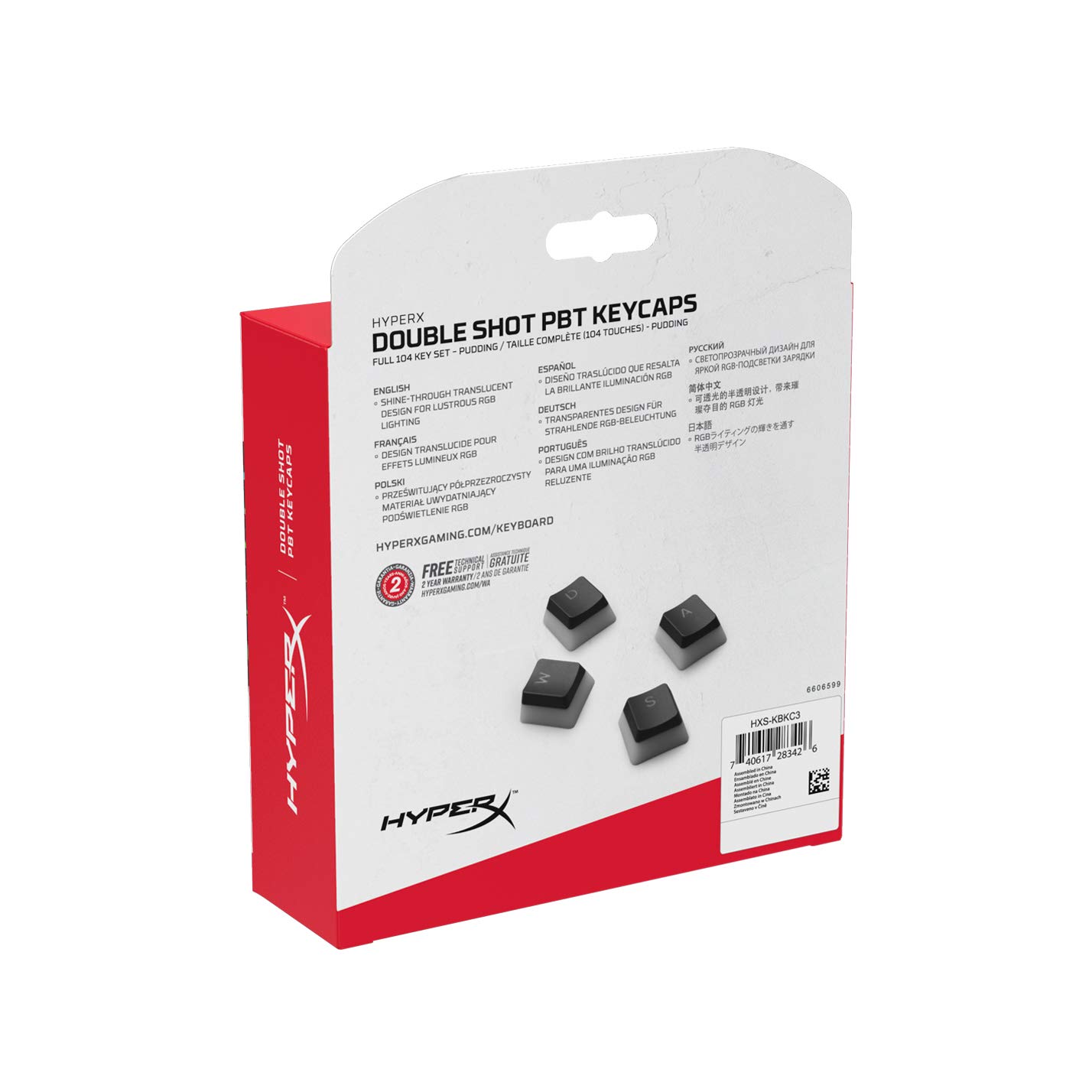 hp-hyperx-double-shot-pbt-keycaps-hxs-kbkc3-copritasti-gaming-semitrasparenti-pe image 8