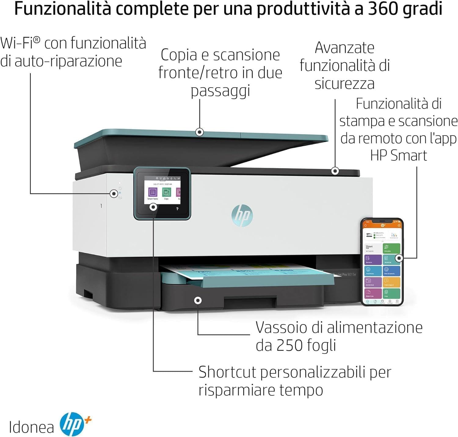 hp-officejet-pro-9015e-stampante-multifunzione-a-getto-d-inchiostro-a4-con-fax-s image 3