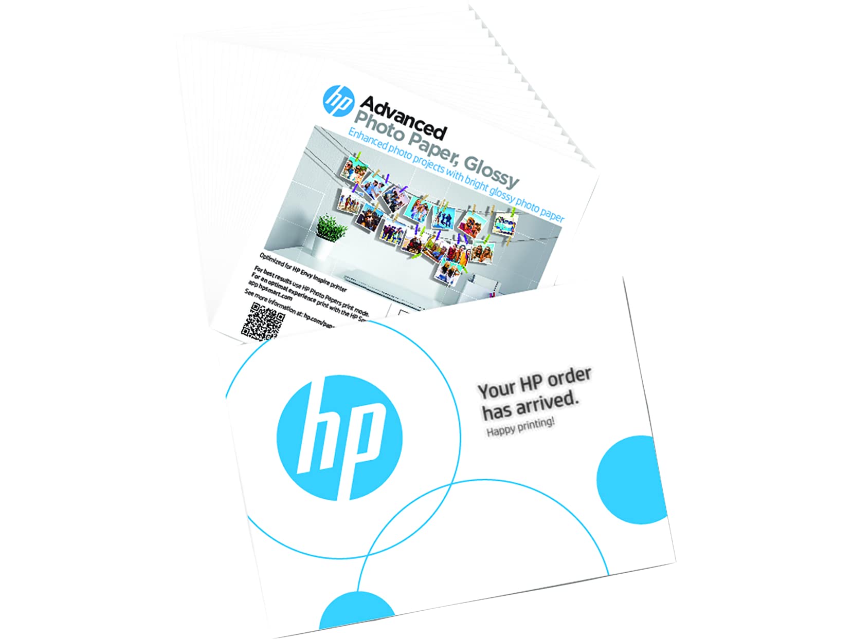 hp-advanced-49v50a-carta-fotografica-lucida-250-g-m-formato-127x127-mm-confezion image 1