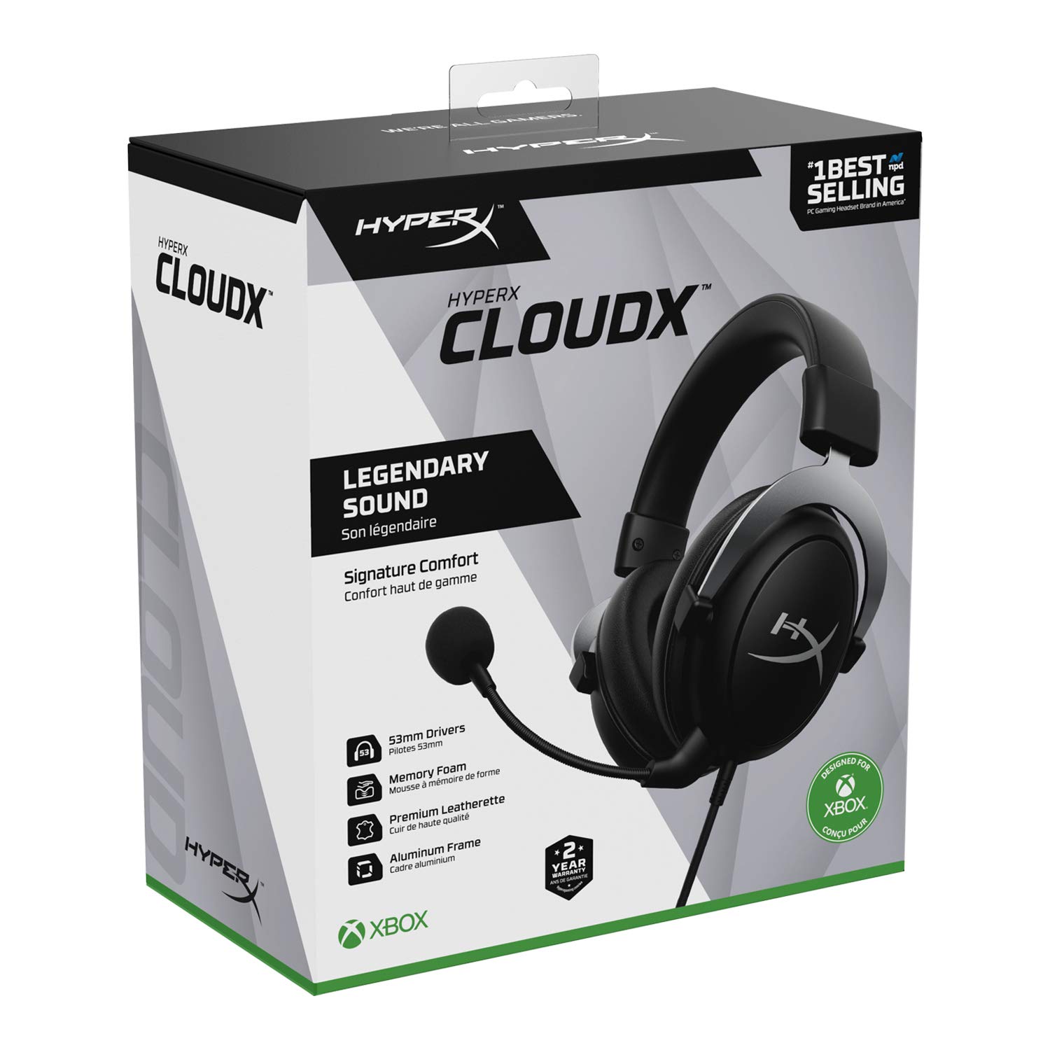 hp-hyperx-cloudx-cuffie-da-gaming-cablate-3-5-mm-telaio-in-alluminio-certificate image 7