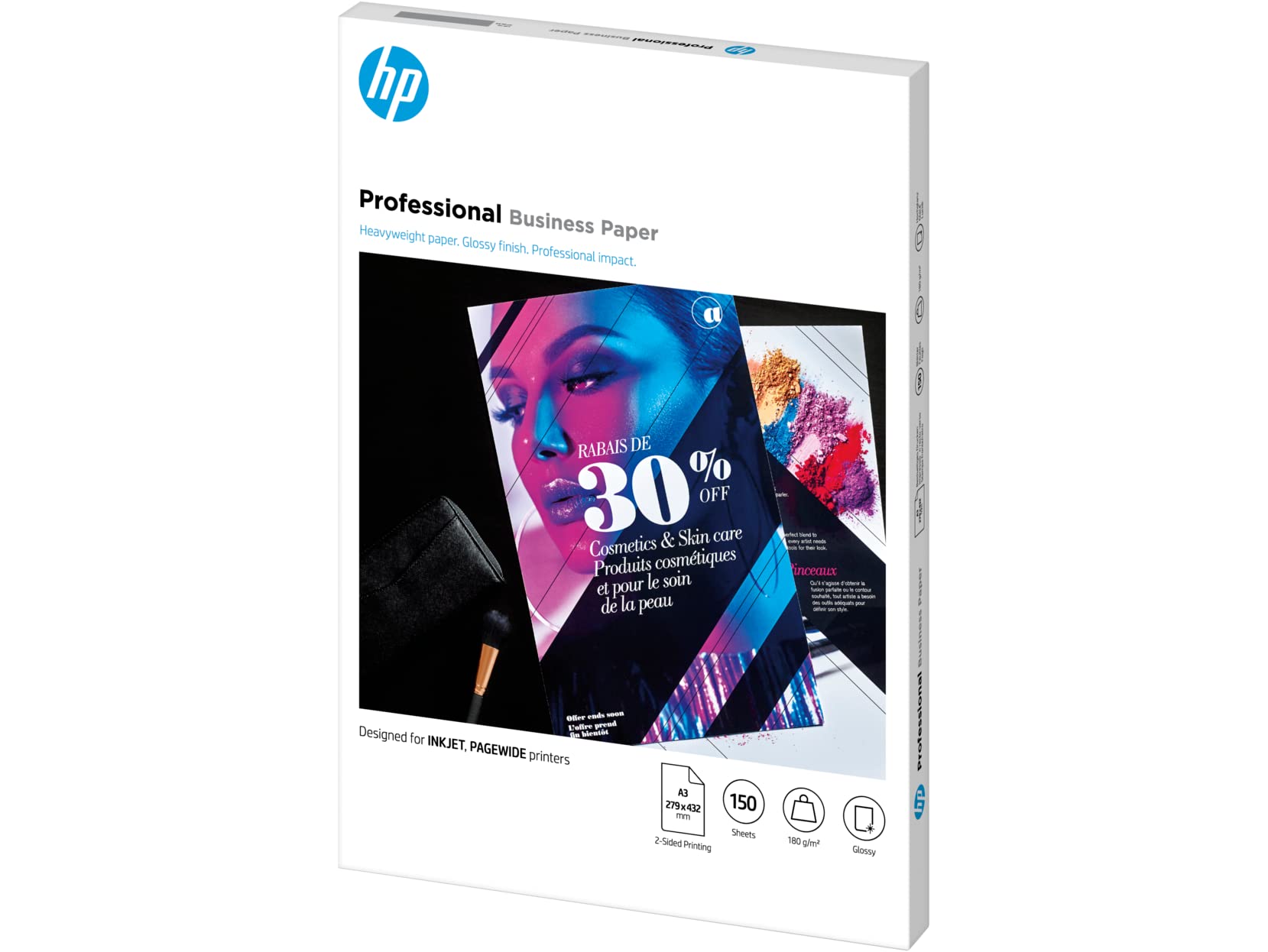 hp-professional-business-paper-7mv84a-carta-professionale-lucida-a3-180-g-m-conf image 3